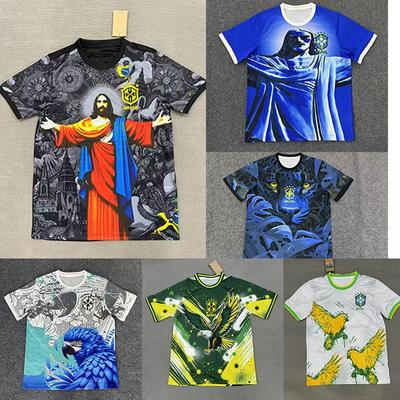 Maillot de Pré-Match Équipe Nationale du Brésil 2025-26 - Édition Spéciale Kit de Football Classique