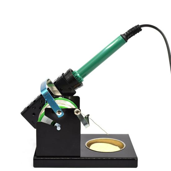Heavy-Duty All-Metal 3-in-1 Electric Soldering Iron Stand & Wire Holder Mini 936 Station