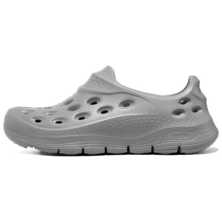 Skechers Arch Fit Go Foam 1 Shell Bubble Shoes Non-Slip Durable Sports Sandals Men sandals Gray 243240-GRY