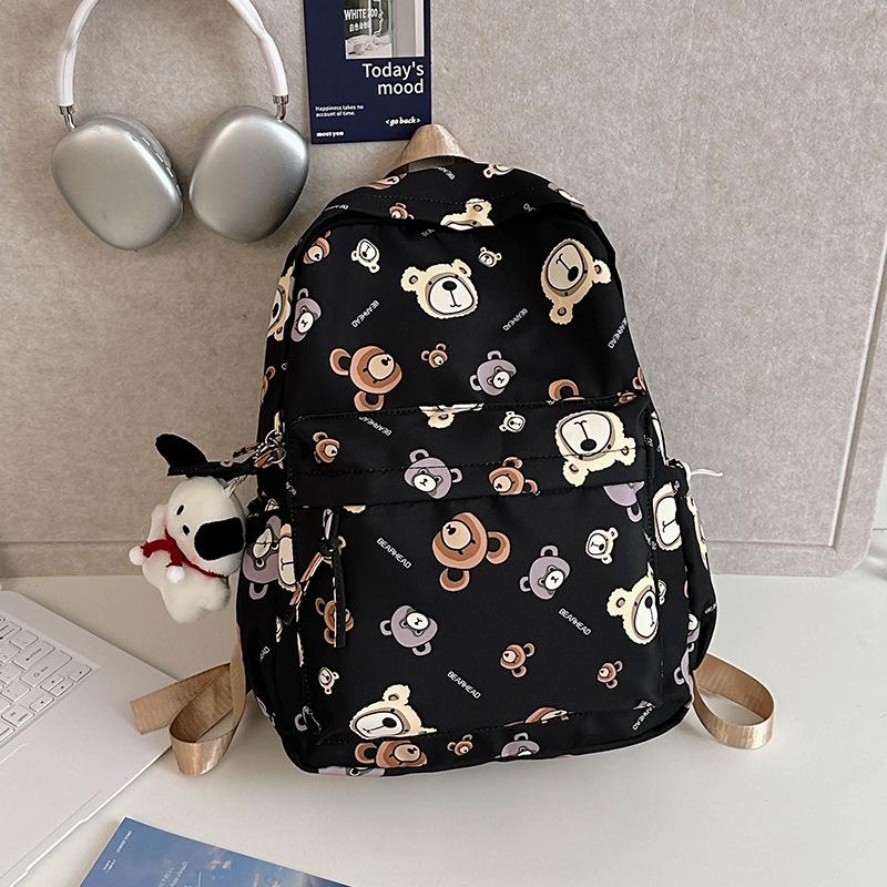 Schoolbag high value schoolbag female college student cute cartoon large capacity backpack lightweight high school junior high school travel backpack