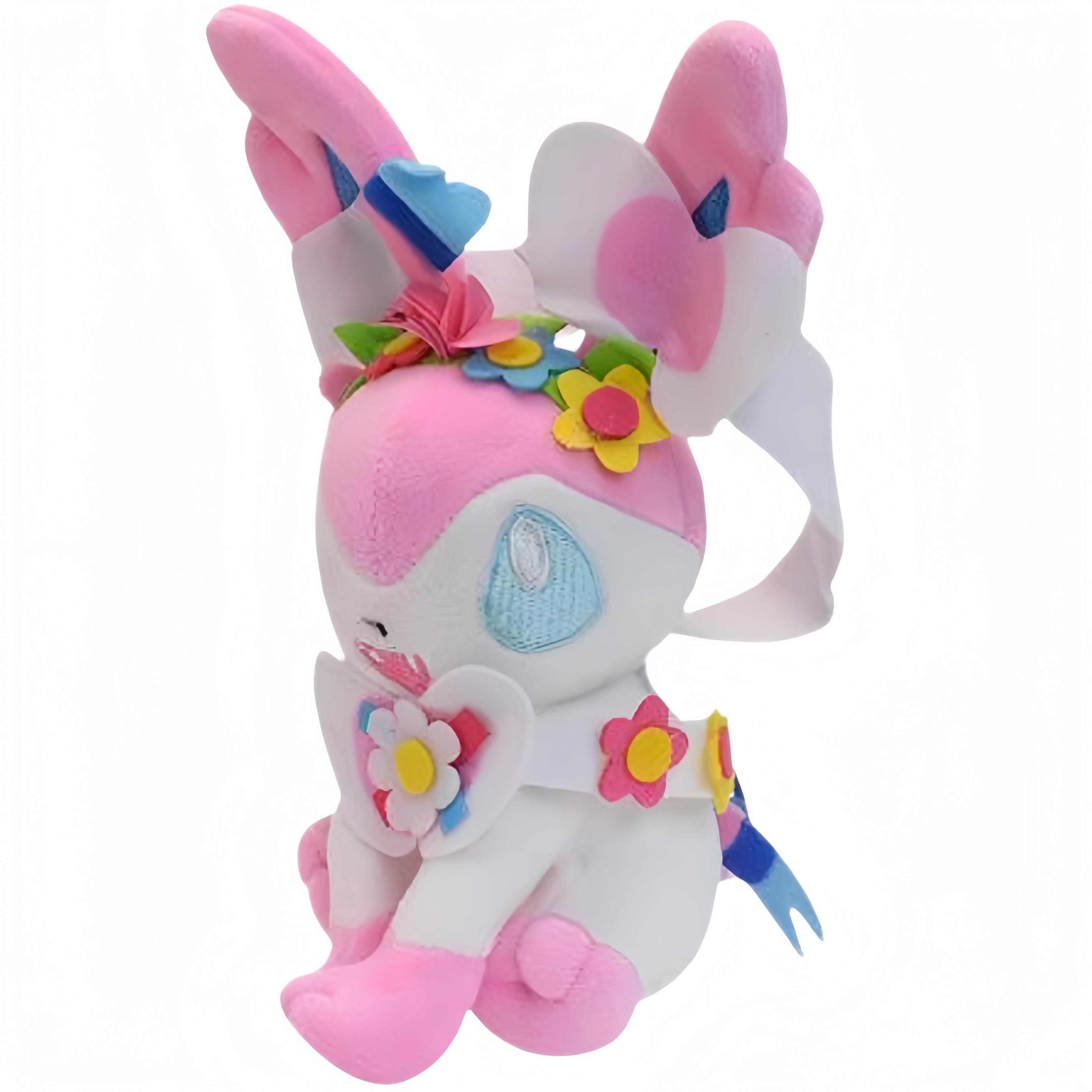 Pokemon Sword&Shield Plush Toys Pikachu Sylveon Ponyta Eevee Scorbunny Stuffed Doll Kawaii Sobble Grookey Toys Anime Doll Gifts