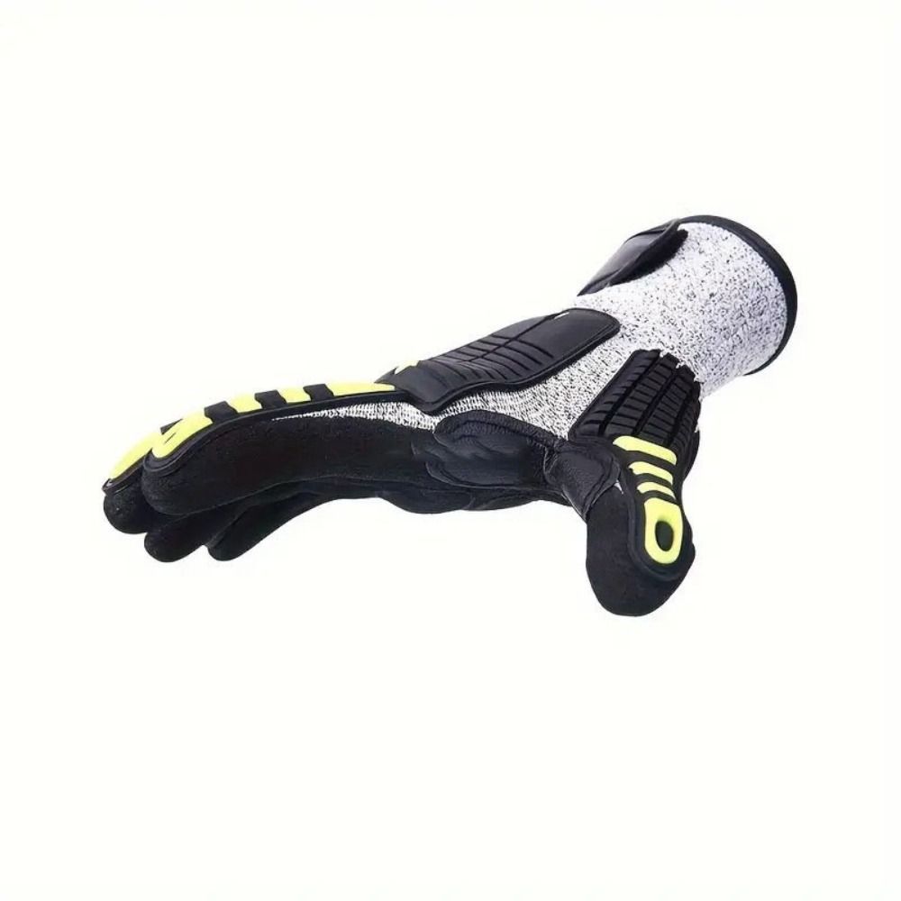 Shock Absorbing Mechanical TPR Gloves Oil-proof Anti-smashing Gloves  Rescue Work