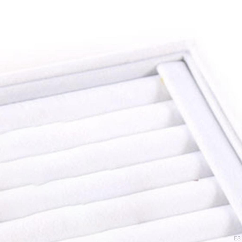 Jewelry Tray Organizer for Dresser Insert, Stackable Ring Holder, Display Storage