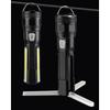 2800mAh Strong Light Outdoor LED Flashlight Rotating Zoom Portable Rechargeable LED COB Camping 5 Modes Multi Functional Lantern