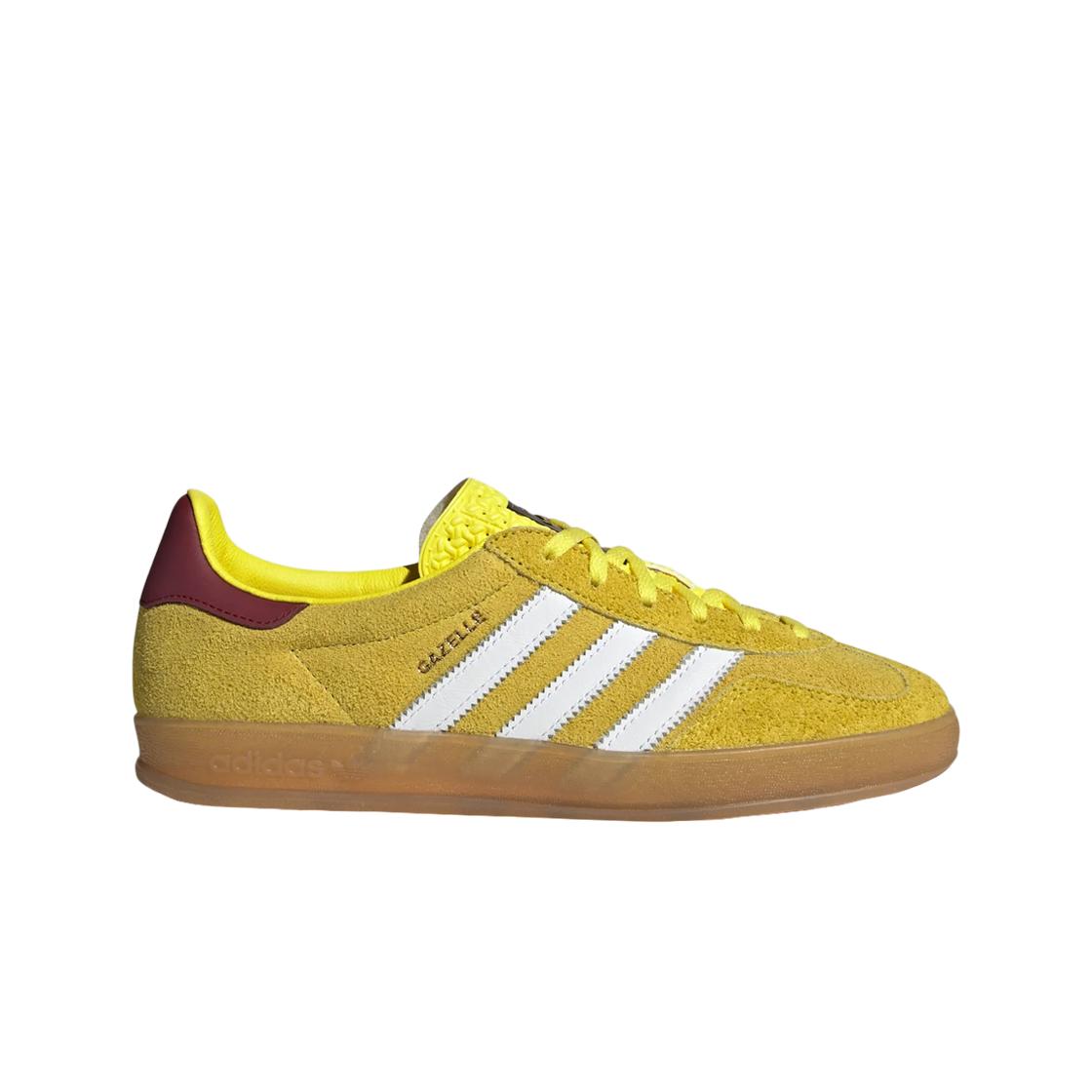 

Adidas Gazelle Indoor Ярко-желтые бордовые женские кроссовки IE7003