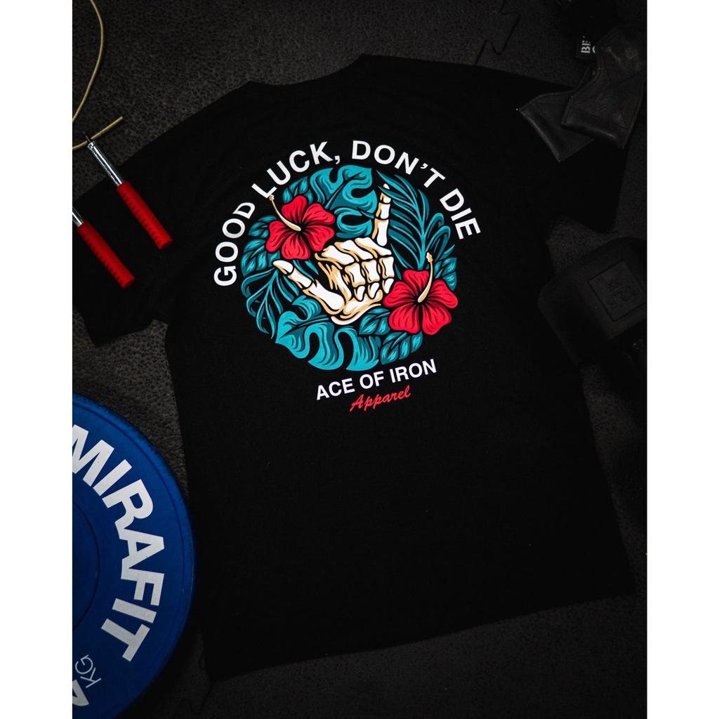 2025 Summer New Y2K Top T-shirt B'Good Luck' Premium T-Shirt Range FashionLoose Men's and Women's Large Size Oversize T-shirt