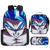 Dragon Ball three-piece backpack popular animation primary school schoolbag boys new bag