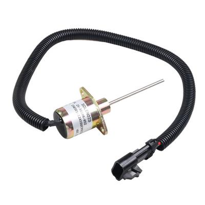 Kubota V2203-DI/Carrier Vector 1800 için Motor Yakıt Kapatma Durdurma Solenoidi 12V