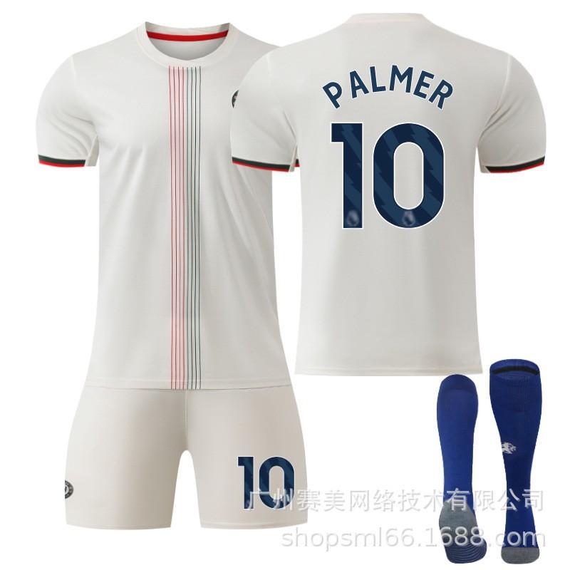 26 Football Uniform No. 10 Palmer Jersey 8 Enzo 24 Chelsea Away Suit Men's 20