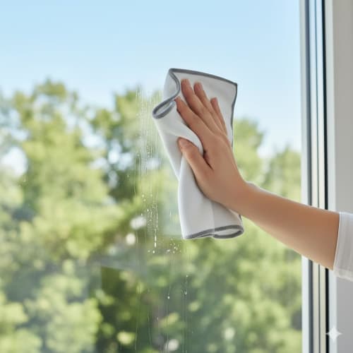 ROSY LILY Microfiber Cloths, Thick, Highly Absorbent, Quick-Drying, for Cleaning, Kitchen, Commercial Use, Car Washing, Mopping, Dish Cloths, Windows,