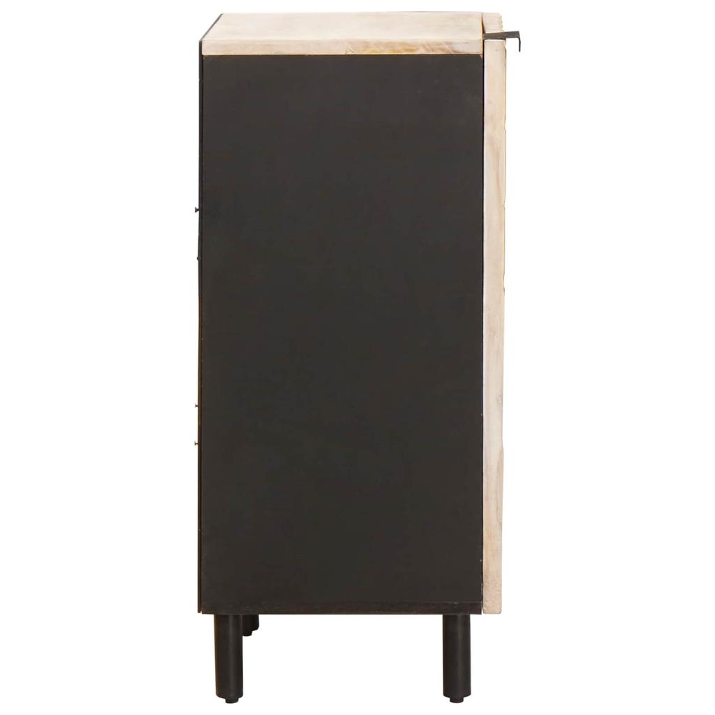 Sideboard with Door White Washed Surface 40 x 33 x 75 cm