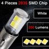 Ruiandsion 2pcs BA7S LED Bulbs DC 2835 4SMD Chipset LED Bulb Car Instrument Dashboard Warning Light Replacement, White