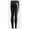 Sportliche Junior-Leggings - Adidas - 3-Streifen Baumwolle - Schwarz/Weiß - Bequem - Stilvoll