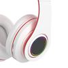 Bluetooth-compatible Headphone LED Devil Ear HiFi Glowing Cute Stereo Bass Wireless Headset