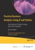 Könyv Practical Business Analytics Using R and Python : Solve Business Problems Using a Data-driven Approach