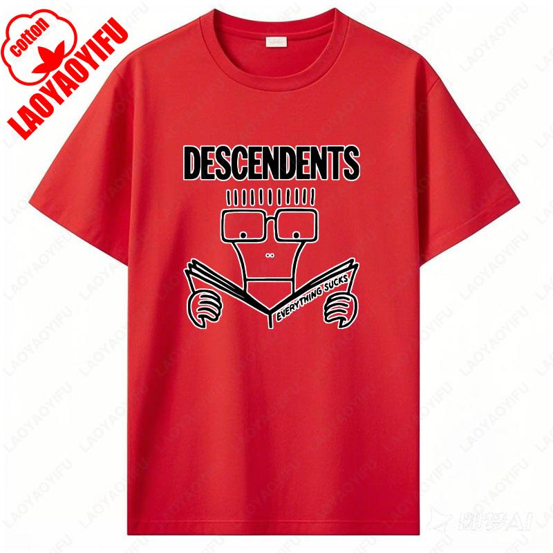 

Descendents Всё Отстой Футболка Смешной Мультяшный Графический Женская Мужская Мода Уличная Одежда Camisetas Ropa Hombre Хлопковые Топы Футболка 3XL