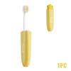 2 In1 Mini Travel Toothbrush Foldable Portable Small Dental Brush Space-saving Soft Tooth Brush Adult Toothbrush