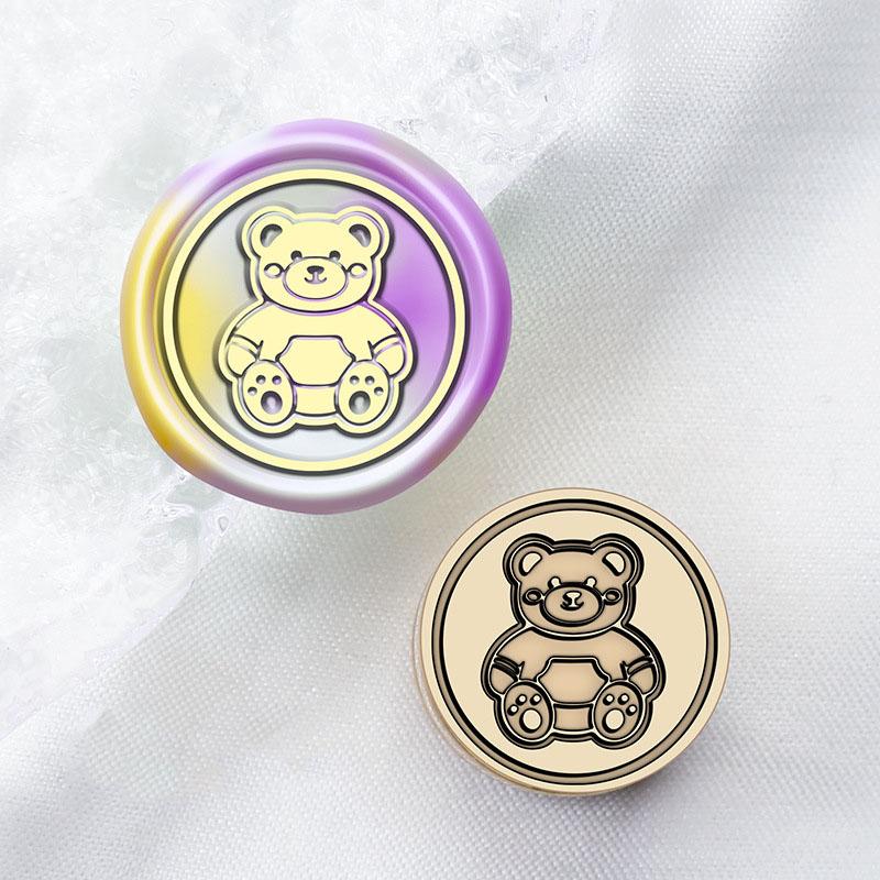 

Новые поступления! 1 шт. Супер милый штамп для восковой печати с животными 1,5 см Мини лазерная гравировка Латунная головка Красиво изготовленный восковой штамп Подходит