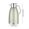 Insulated Beverage Carafes Kettle, Water Jug Pitcher for Home And Kitchen