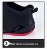 Frühling/Sommer Herren Bequeme Wasserdichte Rutschfeste Regenstiefel - Kurzer Schaft, Dicke Sohle, Ideal für Küchenarbeit und Angeln