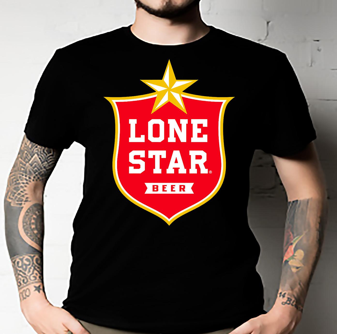 Lone Star Beer brewery logo Essential ? T-Shirt ? Unisex ALL SIZE S разноцветный