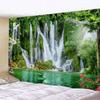 Tapestry Beautiful Nature Waterfall Forest Seascape