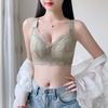 Summer Bra Women's Thin Bra Women's Underwire Bra Gathered Chest Gathered Accessory Bra Plus Size Bra