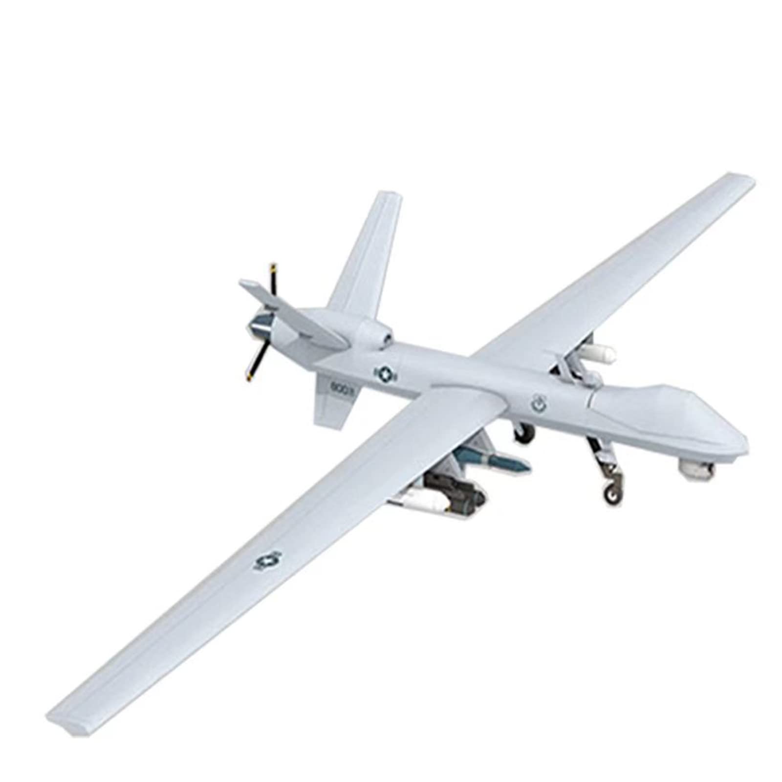 Бумажная модель Сделай сам Американский дрон-жнец 3D модель самолета Набор 132 MQ-9 (В разобранном виде)