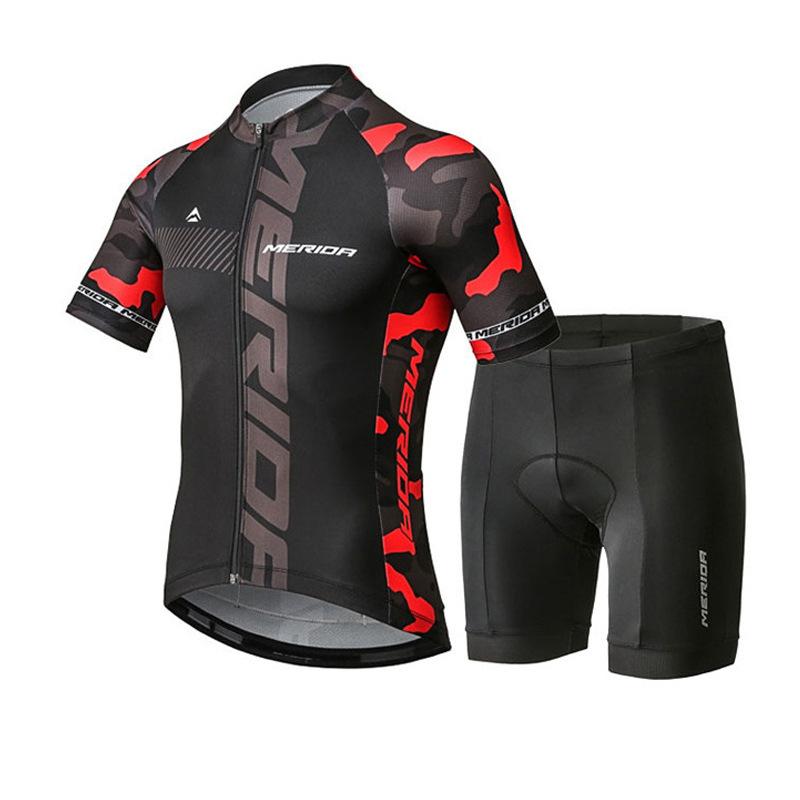 Cycling Suit Short-sleeved Suit Mountain Road Eam Version Slim-fit Quick-drying Top Shorts Men's 2026 Summer Breathable Cycling Suit Suit