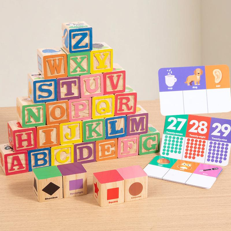 Wooden Number Puzzle Blocks For Early Learning And Cognitive Development For Toddlers