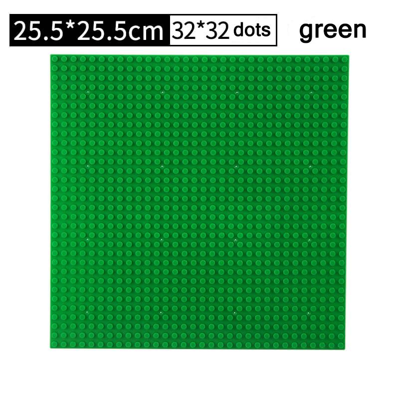 City Road Street Baseplate Straight Crossroad Curve T-Junction Building Blocks 8810 8811 Base Plate Compatible Classic Bricks