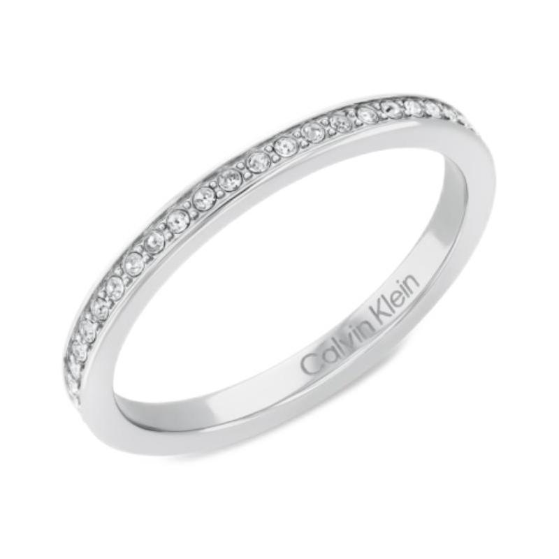 Calvin Klein Simple and elegant trio steel ring same style for men and women 23129600 35000794-Trio Stacking Rings E