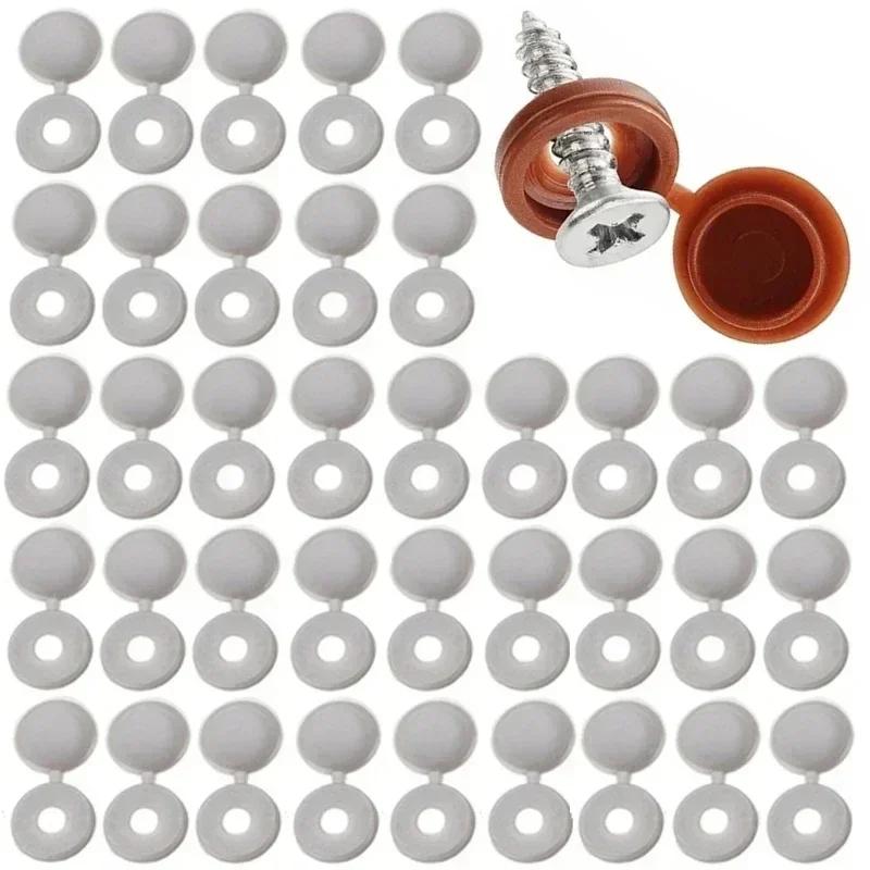 New 5/100Pcs 7 Color Phillips Screw Decorative Cover Phillips Screw Folding Cover Nail Screw Cap Plastic Protective Cover