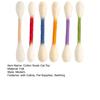 6Pcs Cotton Swabs Cat Toys with Catnip Giant Kitten Chew Sticks Indoor Cats Dental Care Teething Toy Big Felt Swab Interactive Boredom Toy