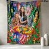 The Wizard Oz Wall Tapestry Aesthetic Wall Hanging Printed Fabric Blanket Decorative Tapestries For Bedroom Living Room Home Decor