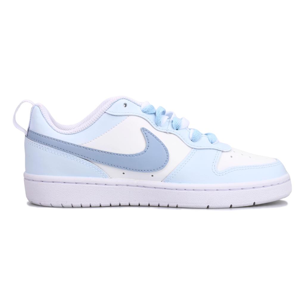 Nike Court Borough Foam Sweet Bean SAML Slip Resistant Abrasion Resistant Low top Skateboard Shoes Women's Dusty Blue DQ5979-100(Team6-)
