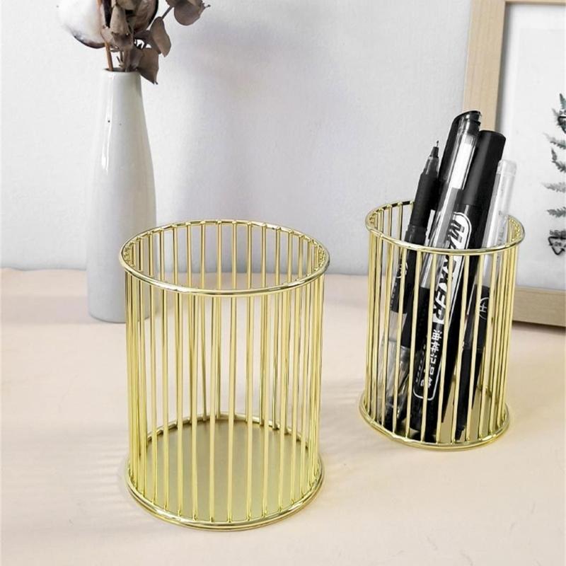 Pen Holder Shelf Pencil Holder Organizers Home Office Decorative Makeup Brush Cup Desktop Decorations Desk Organizers