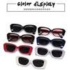 Sunglasses Irregular Imitation Plate Frame Sunglasses Women'S Sunshade Sunglasses