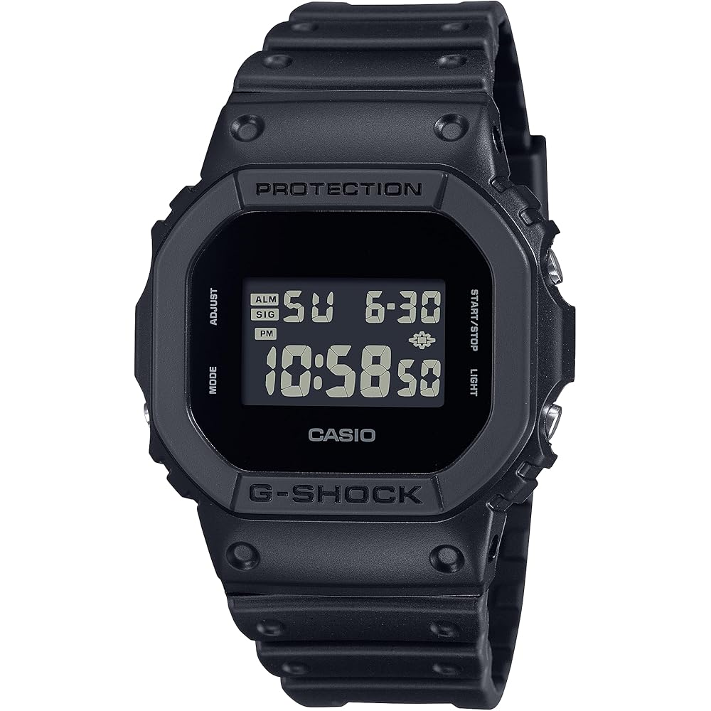 Casio G-Shock DW-5600UBB-1 Digital Watch Black Resin Strap Waterproof