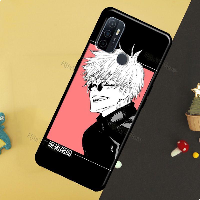 

Чехол для телефона с изображением аниме дзюдзюцу кайсен Сатору Годжо для OPPO A53 A31 A5 A9 2020 A1K A3S A5S A15 A52 A72 A91 F5 F7 Reno 4 Pro 2Z Oppo Reno4 Pro 5G
