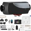 12V 5-8KW Diesel Air Heater with LCD Switch, Diesel Heater with Remote Control and Other Accessory Kit,12V 8KW Parking Heater