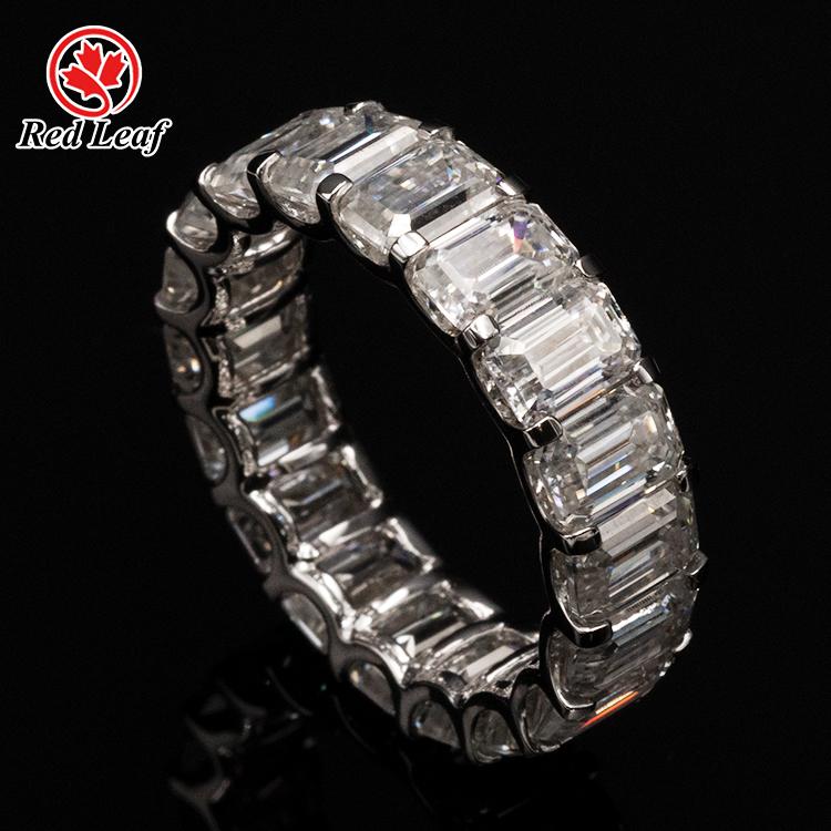 Redleaf Fashion Jewelry 18K 24K Gold Men Women Minimalist 925 Sterling Silver Ring Gold Plated Ring