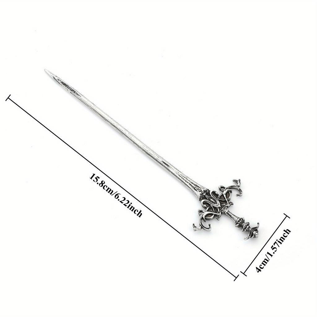 Viking Wave Sword Retro Hairpin Fashion Easy To Match Hair Accessories Scandinavian Norwegian Style Theme Party Birthday Gift