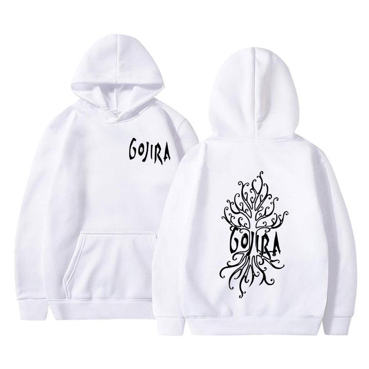 French Metal Band Gojira The Link Alive Music Album Cover Double Sided Print Hoodie Men Women Fashion Oversized Pullover Hoodies