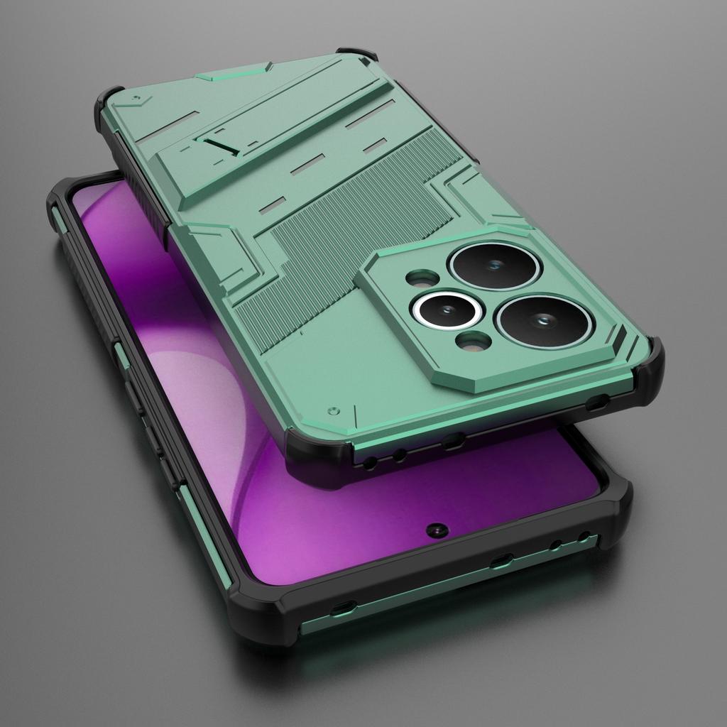 Funda para Realme 15 Pro 5G Para Realme 15 15 Pro 5G Estilo Punk Soporte para Teléfono Parachoques Protector de Armadura Cubierta de TPU para Realme 15 Pro 5G