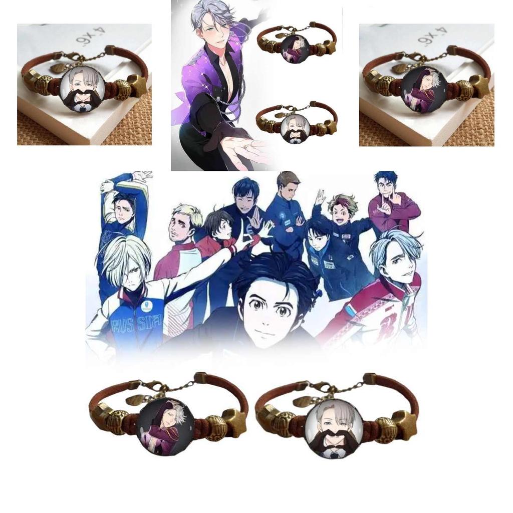 Yuri On Ice Anime Bracelet Glass Bead Jewelry For Fans And Collectors
