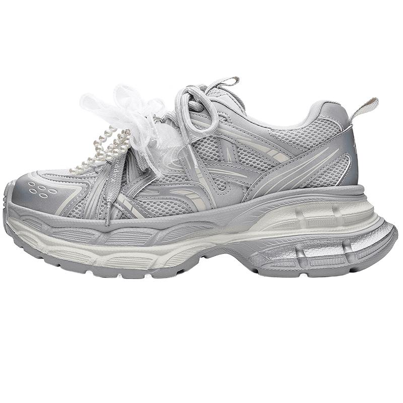Kappa Women s Mesh Breathable Elevated Dad Shoes 37