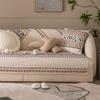 Luxury Sofa Covers Living Room Non-Slip Armrest Backrest Sofa Cushion  Universal Linen Ethnic Style Sofa Cushion Slipcover