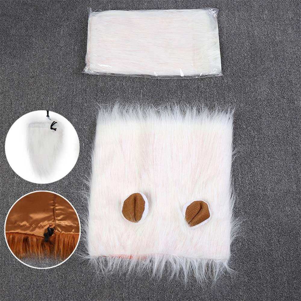 Hoodie Winter Autumn Pet Hat Lion Modelling Pet Cosplay Outfits Wig Cap Hat Lion Mane Pet Costume