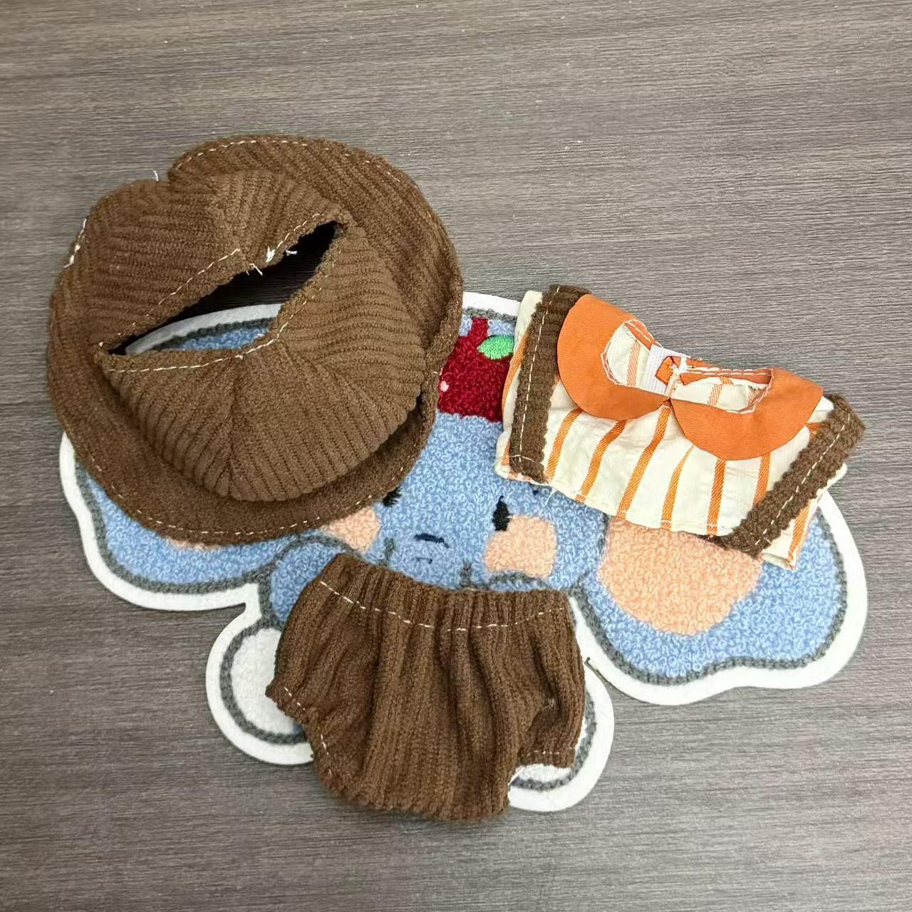 

Комплект комбинезона реглан с 17-сантиметровой подвеской и брелоком для ключей - Одежда для кукол в коробке-сюрпризе 17cm Labubu Clothes (Doll not included)